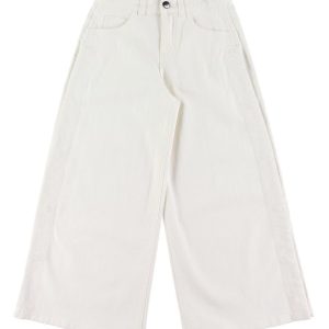 Fendi Jeans - 3/4 - Hvid - 10 år (140) - Fendi Bukser - Jeans