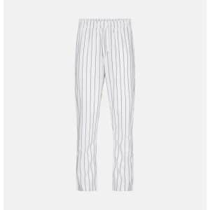 JBS pyjamas bukser i bambus i hvid med striber til herre