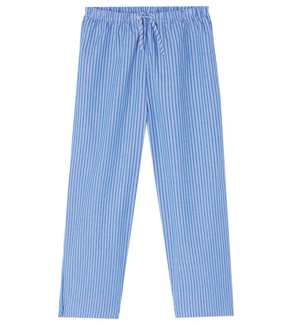 American Vintage Bukser - Rayures Aqua Stripes