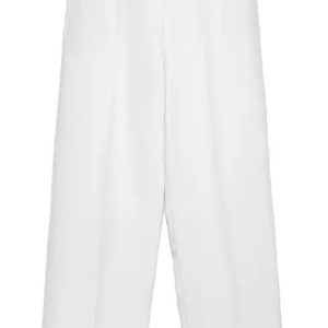 Hinnominate Elegant Hvid Straight Bukser & Jeans with Pockets