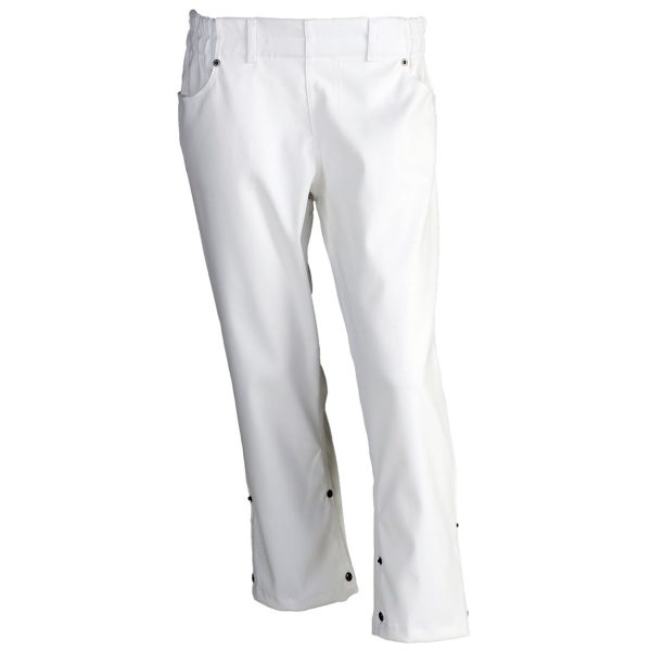 Nybo Hvide Unisex Harmony Capri Bukser, Pull-on, Elastik - 2XL