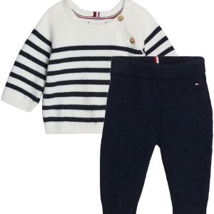 Tommy Hilfiger Sæt - Bluse/Bukser - Desert Sky/Stripe