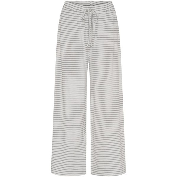 Lululia Dame Bukser LuChloe 62671 - Light Grey/White