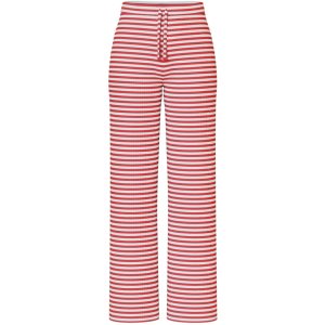 PIECES dame bukser PCLAYA - Bright White High risk red