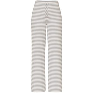 PIECES dame bukser PCLAYA - Bright White Silver gray