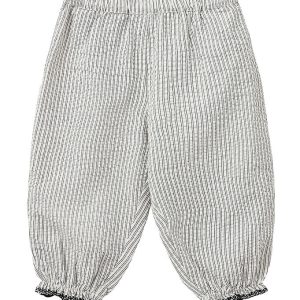 Sofie Schnoor Bukser - Black Thin Stripe