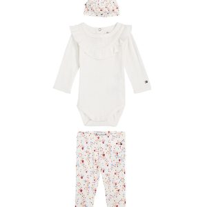 Tommy Hilfiger Gaveæske - Body l/æ/Bukser/Hue - White Flower