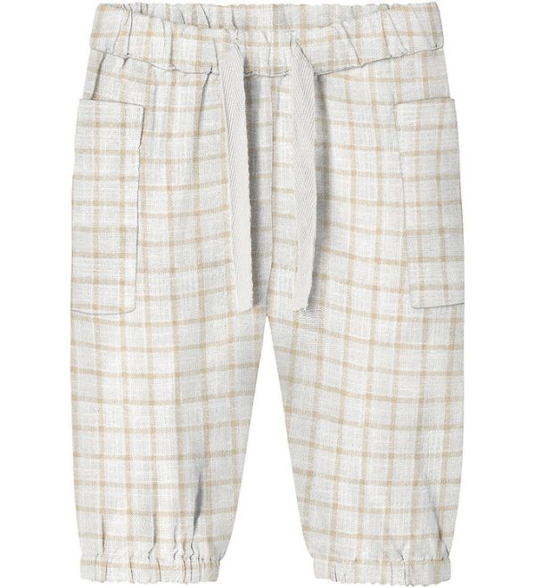 Name It Bukser - NbmHalom - Bright White
