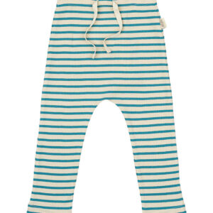 Petit Piao Bukser - Rib - Modal - Turquise/Dark Off White