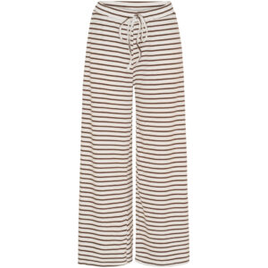 Marta du Chateau dame bukser MdcMireya 22611 - White/Brown Stripe