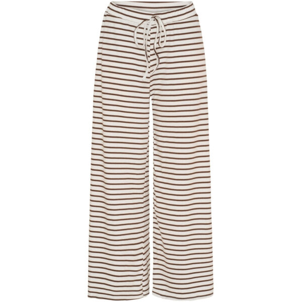 Marta du Chateau dame bukser MdcMireya 22611 - White/Brown Stripe