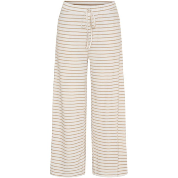 Marta du Chateau dame bukser MdcMireya 22611 - White/Camello Stripe
